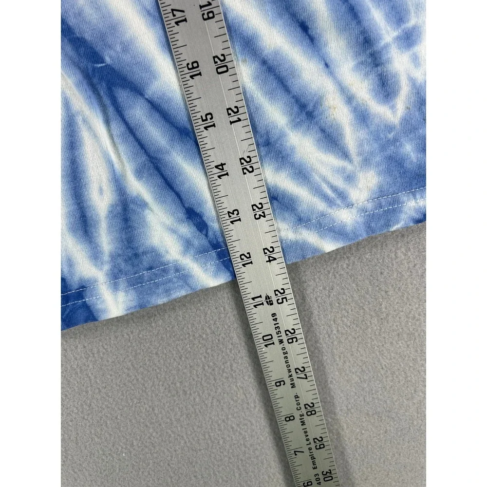 Vintage Y2K Walt Disney World Kids Tie Dye Blue/White Mickey Kids Size (Large)